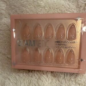 Glamnetic Whipped Short Almond Press-On Nails - Soft Nude Pink